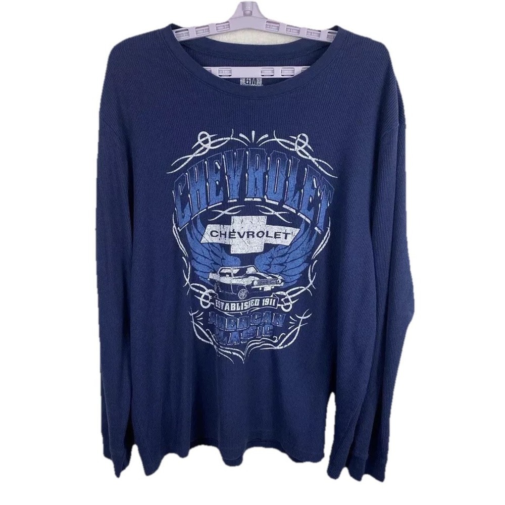 Chevrolet American Classic Thermal Long Sleeve 2XL‎ Official GM Graphics Hot Rod